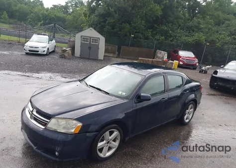 2013 Dodge Avenger Sxt from USA, damaged, VIN 1C3CDZCB8DN681105